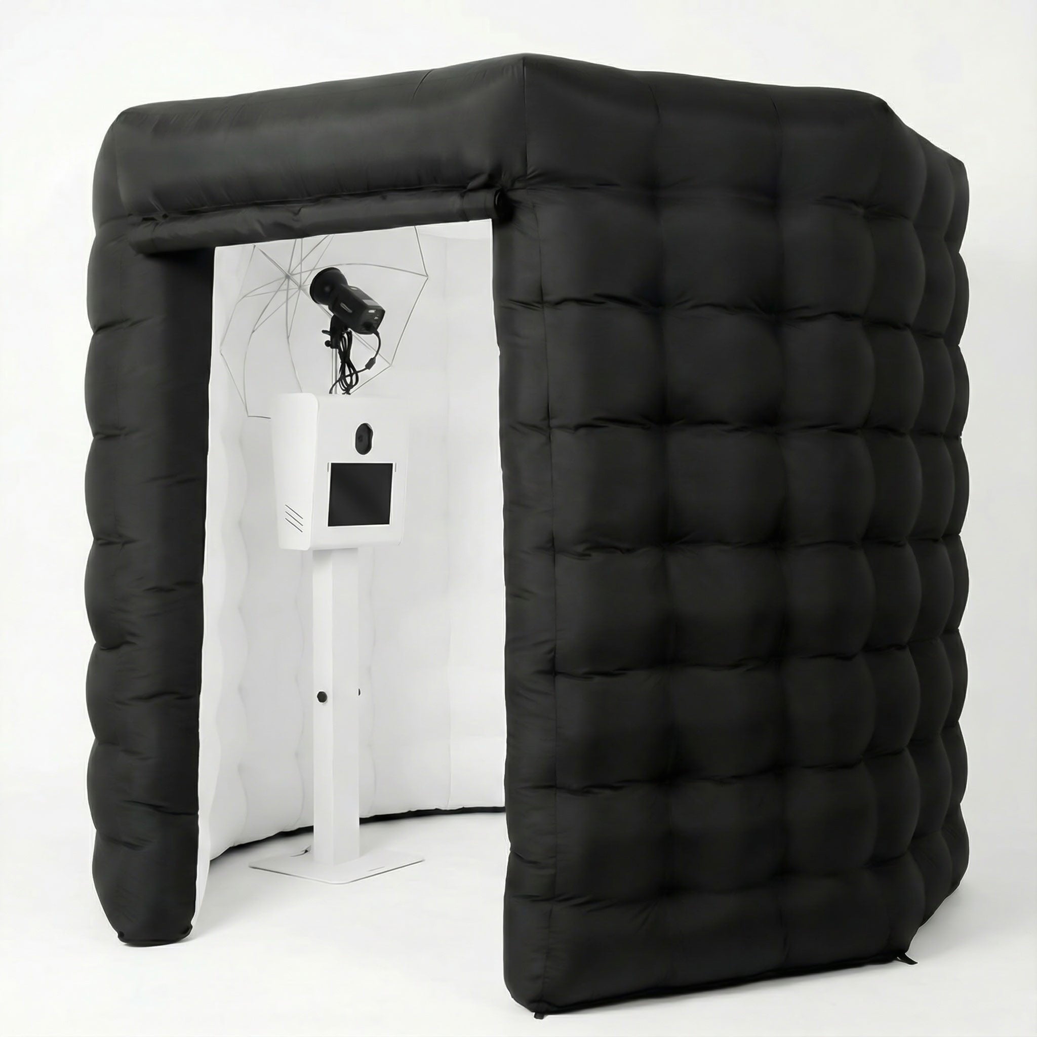 Photo Booth Inflatable Black Inflatable Cube Photo Booth – Cake Photo Booth